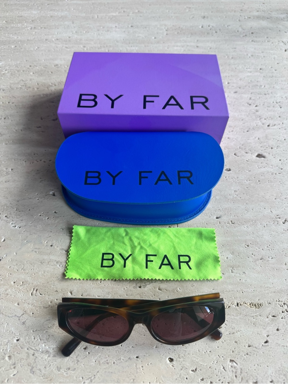 BY FAR Tortoiseshell Rodeo Sunglasses - Picture 11 of 15